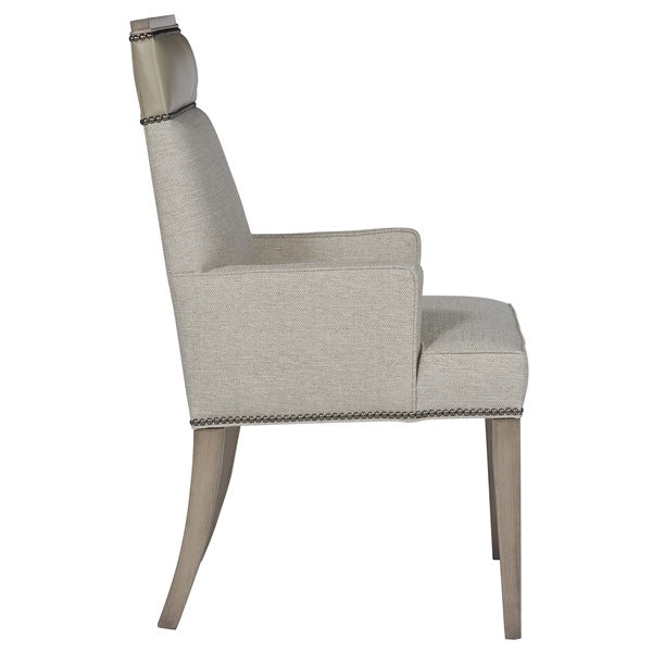 Vanguard Furniture Phelps Marcus Linen/Remmy Beige/#9 Black Silver Nail/Silverthorne Dining