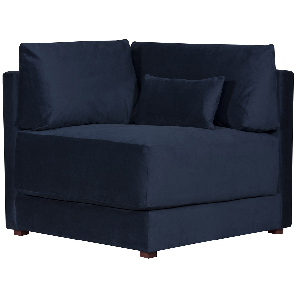 Vanguard Furniture Dove Village Ink Fabric Corner Chair