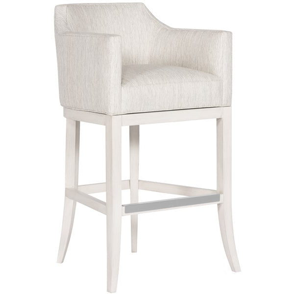 Vanguard Furniture MIY Dining Index Porcelain with Wood Flare Base Casablanca Performance Ian Barstool