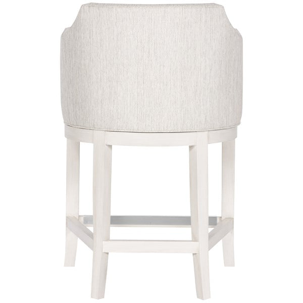 Vanguard Furniture MIY Dining Index Porcelain with Wood Flare Base Casablanca Performance Ian Counter Stool