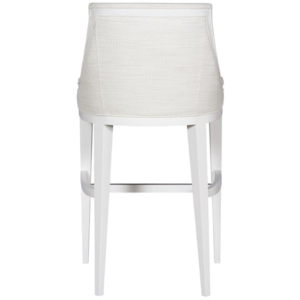 Vanguard Furniture Cove Kipri Snow Fabric with White Frost Barstool