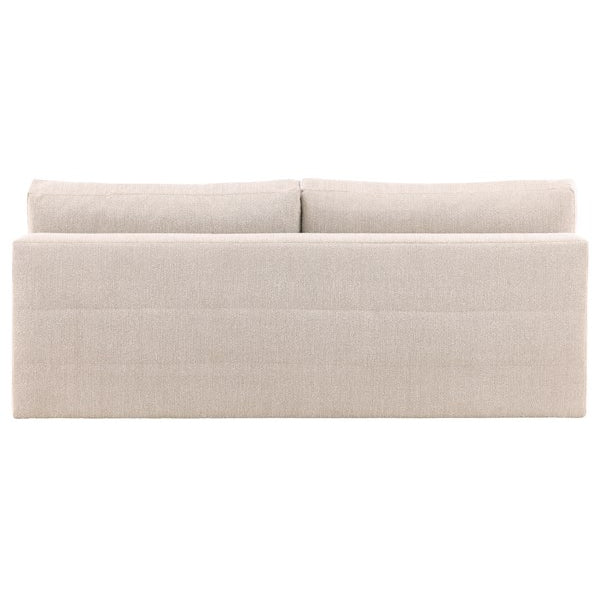 Vanguard Furniture Leone Topper Oatmeal Fabric Armless Two Seat Sofa