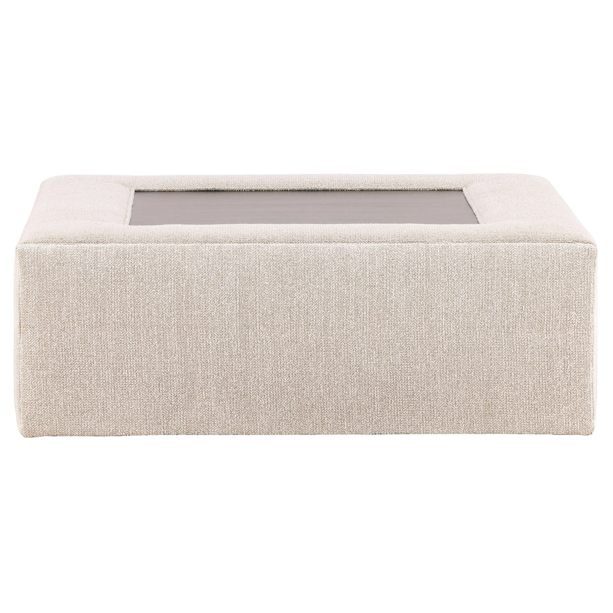 Vanguard Furniture Leone Topper Oatmeal Fabric/Flaxen Stone Bumper