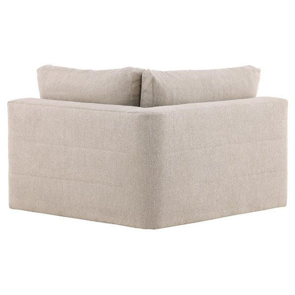Vanguard Furniture Leone Topper Oatmeal Fabric Corner Chair