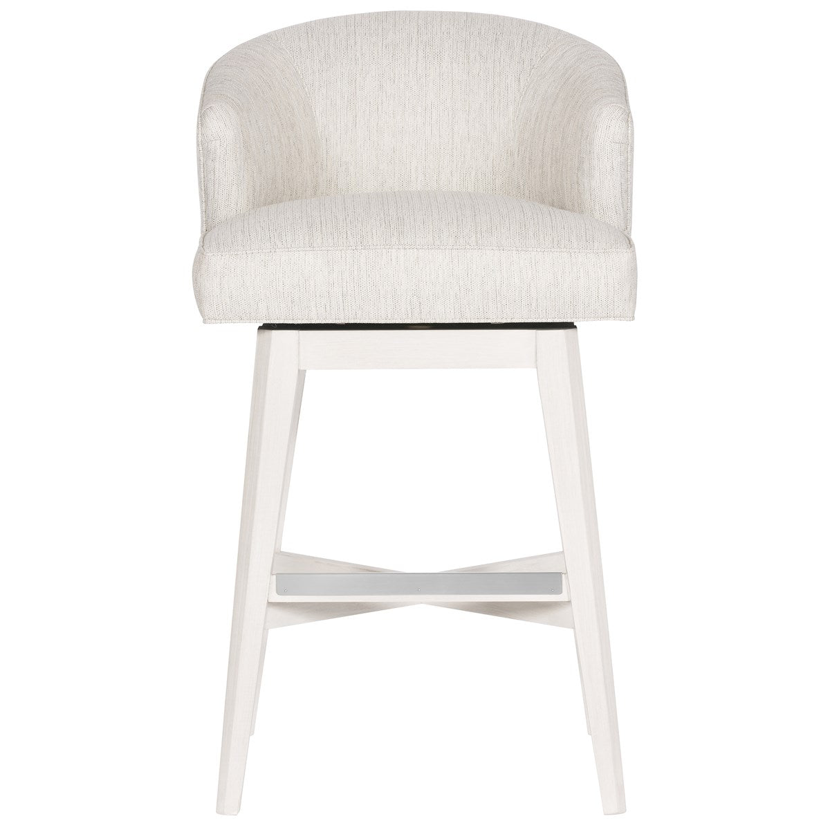 Vanguard Furniture MIY Dining Index Porcelain w/Wood Retro Swivel Base Casablanca Performance Charley Barstool