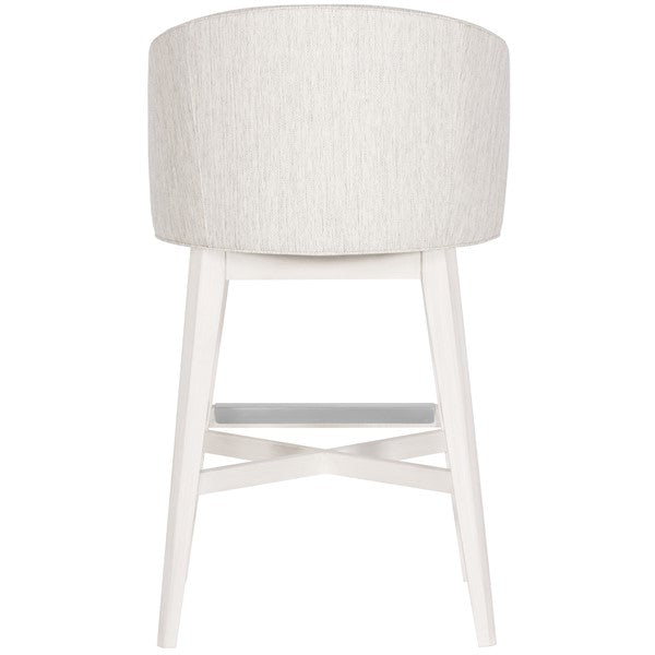 Vanguard Furniture MIY Dining Index Porcelain w/Wood Retro Swivel Base Casablanca Performance Charley Barstool