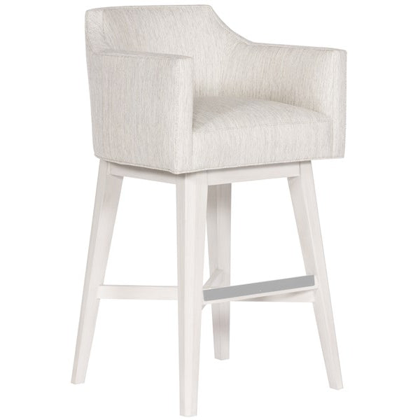 Vanguard Furniture MIY Dining Index Porcelain w/Wood Retro Swivel Base Casablanca Performance Ian Barstool