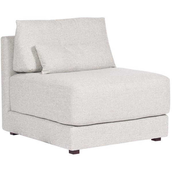 Vanguard Furniture Dove Keland Pewter Fabric Armless Chair