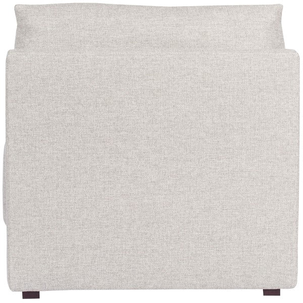 Vanguard Furniture Dove Keland Pewter Fabric Armless Chair