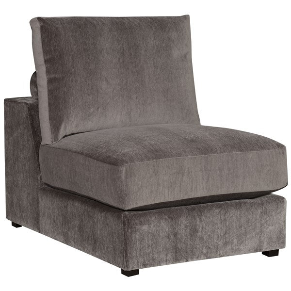 Vanguard Furniture Lucca Veto Smoke Armless Chair