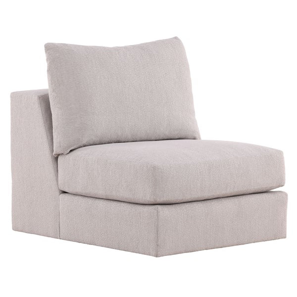 Vanguard Furniture Lucy Trackstar Nickel Armless Chair