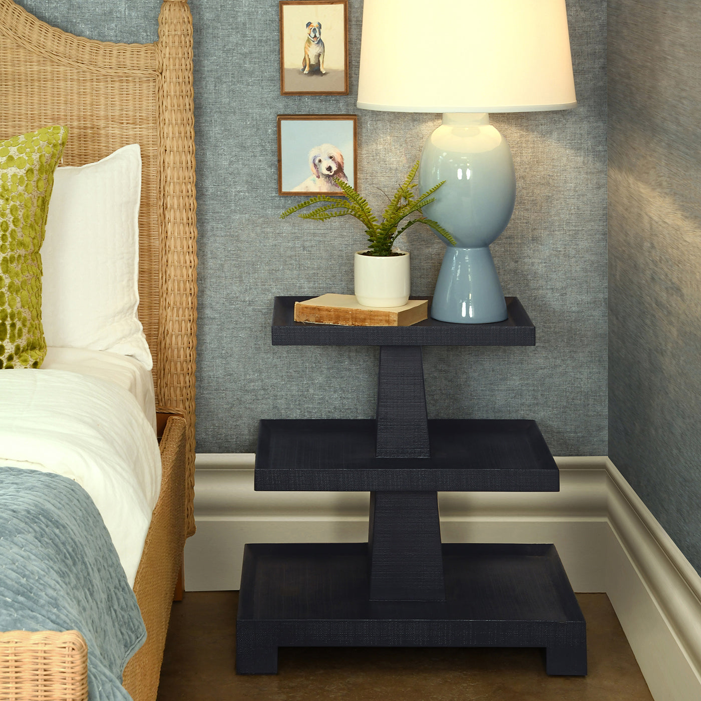 Worlds Away Tatiana Side Table