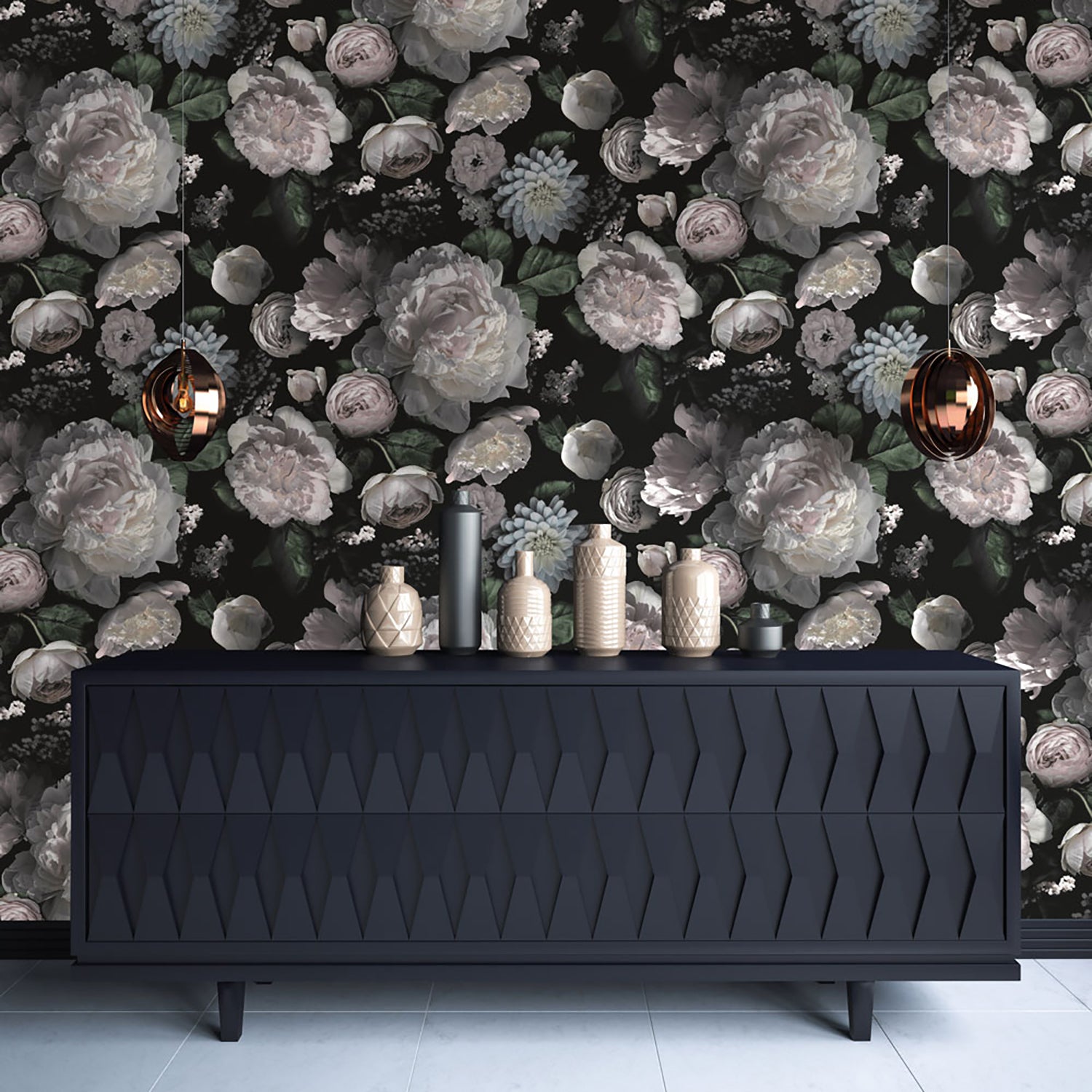 Tempaper & Co Moody Floral Peel & Stick Wallpaper