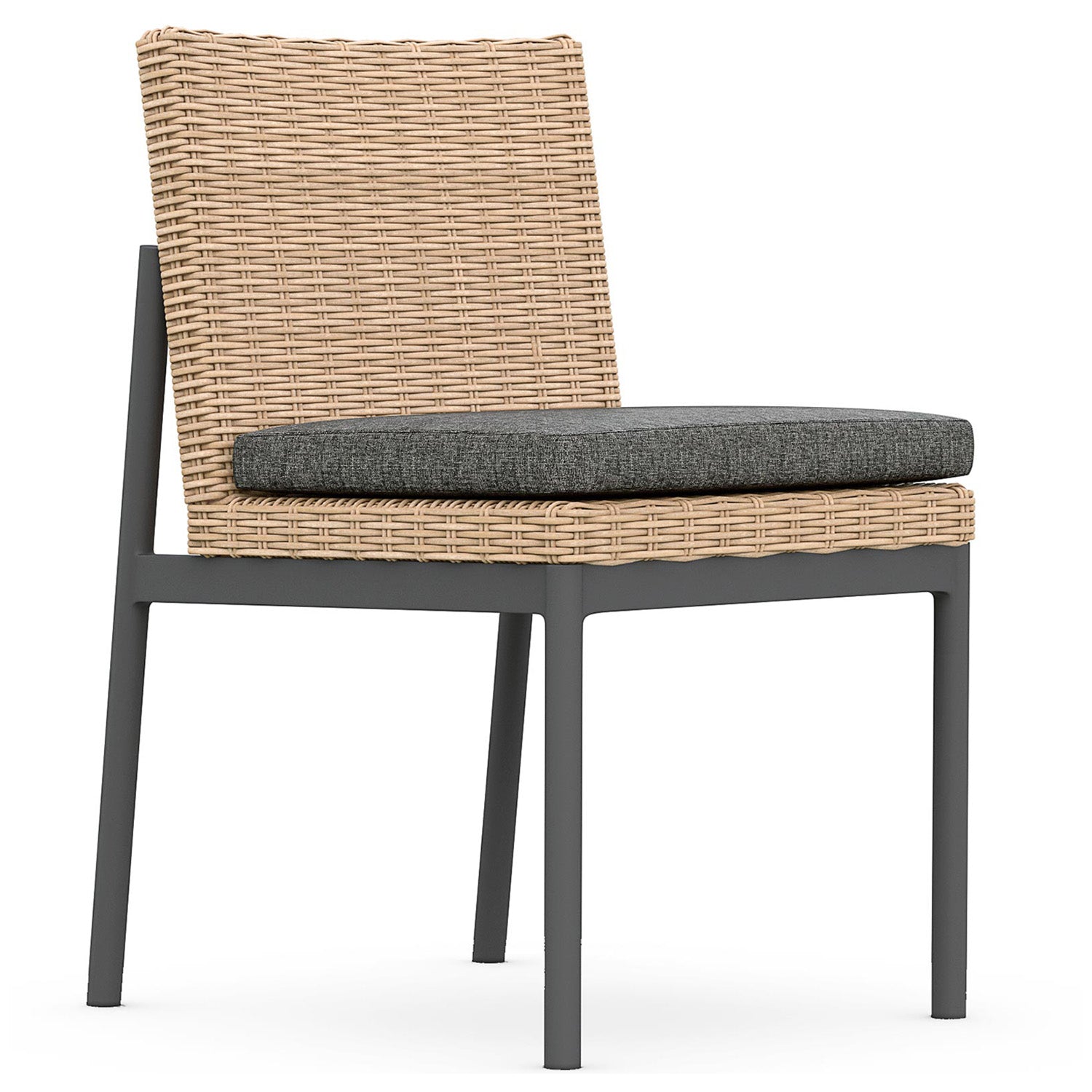 Azzurro Living Terra Outdoor Dining Armless Chair Set of 2