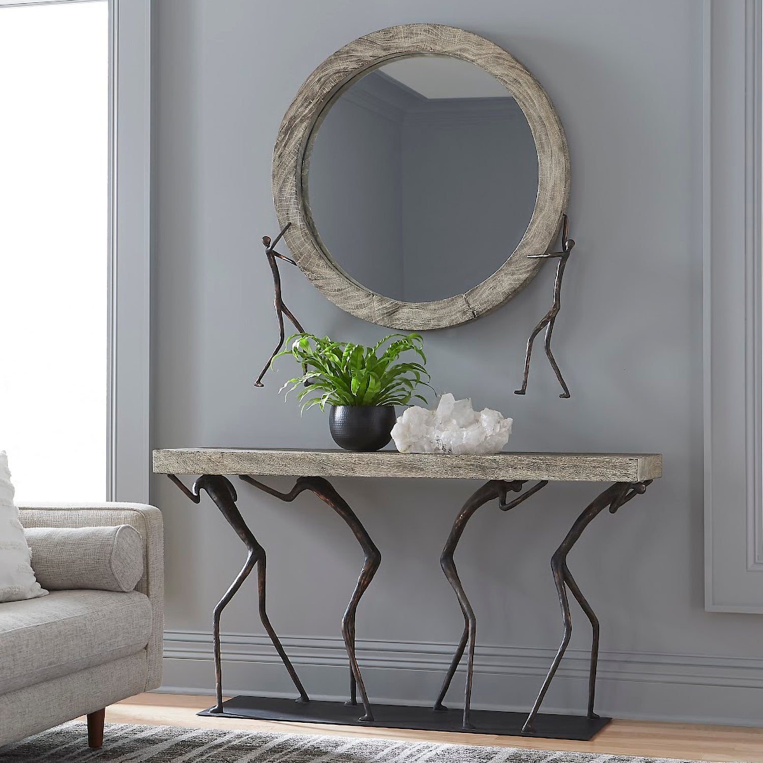 Phillips Collection Atlas Rectangle Console Table