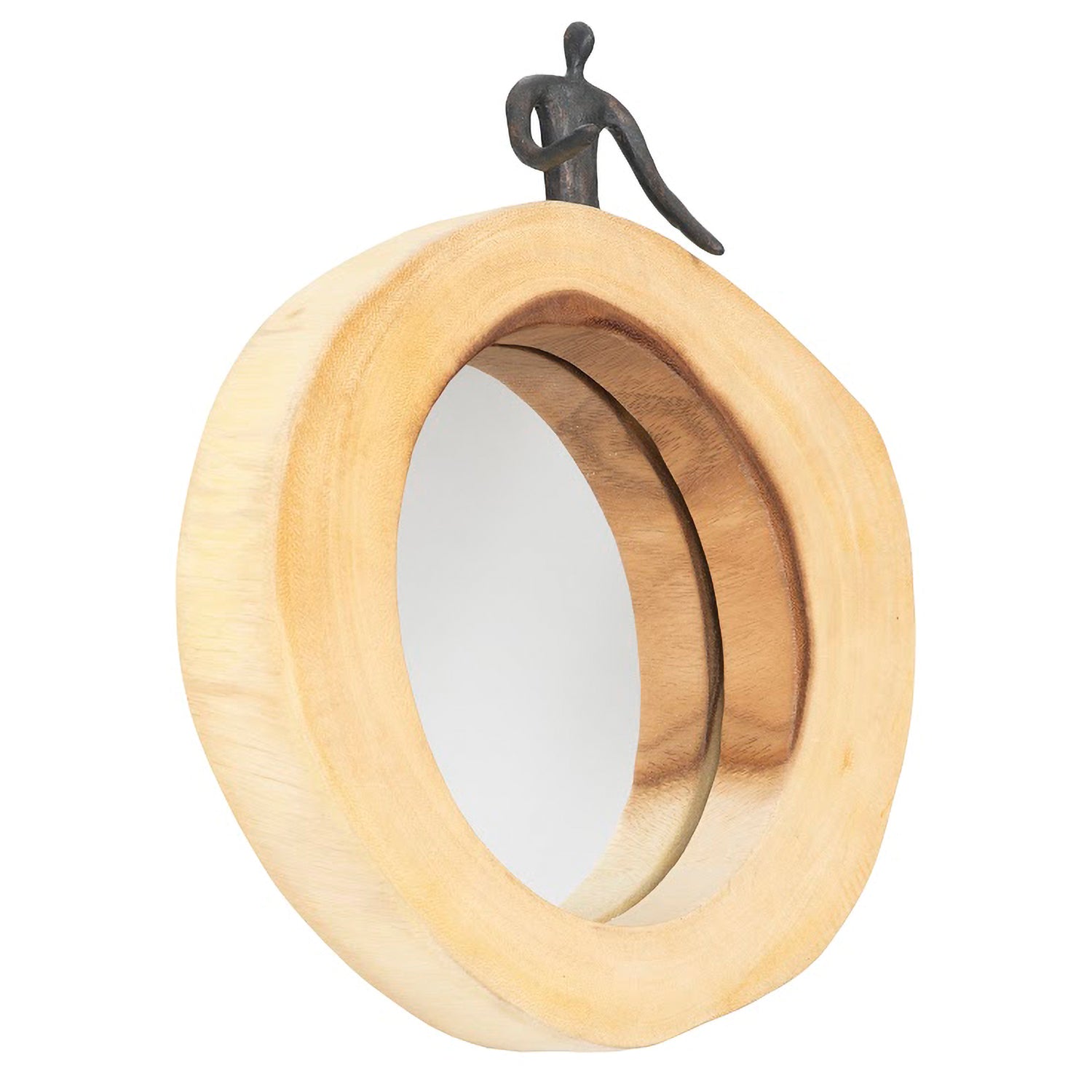 Phillips Collection Atlas Half Man Cross Cut Mirror