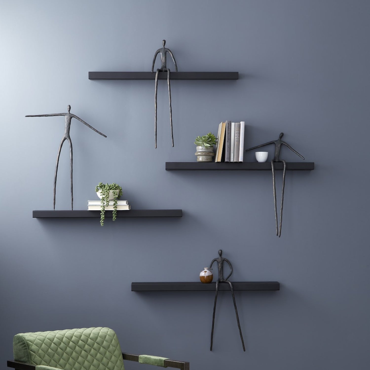 Phillips Collection Standing Moveable Man on Shelf