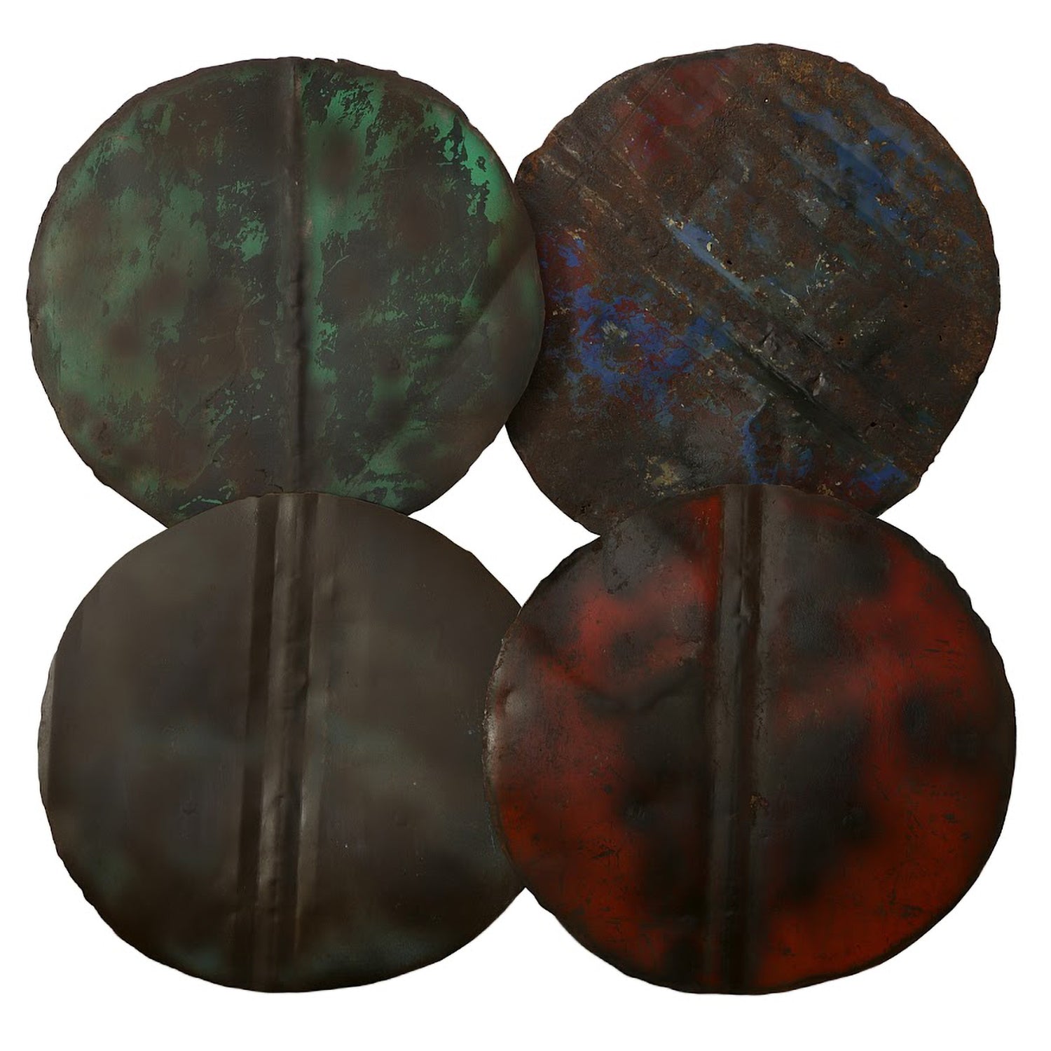 Phillips Collection Reclaimed Oil Drum Wall Disc