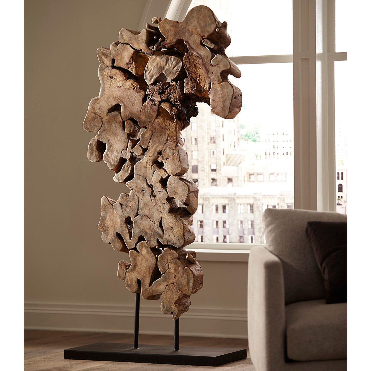 Phillips Collection Pipal Wood Sculpture