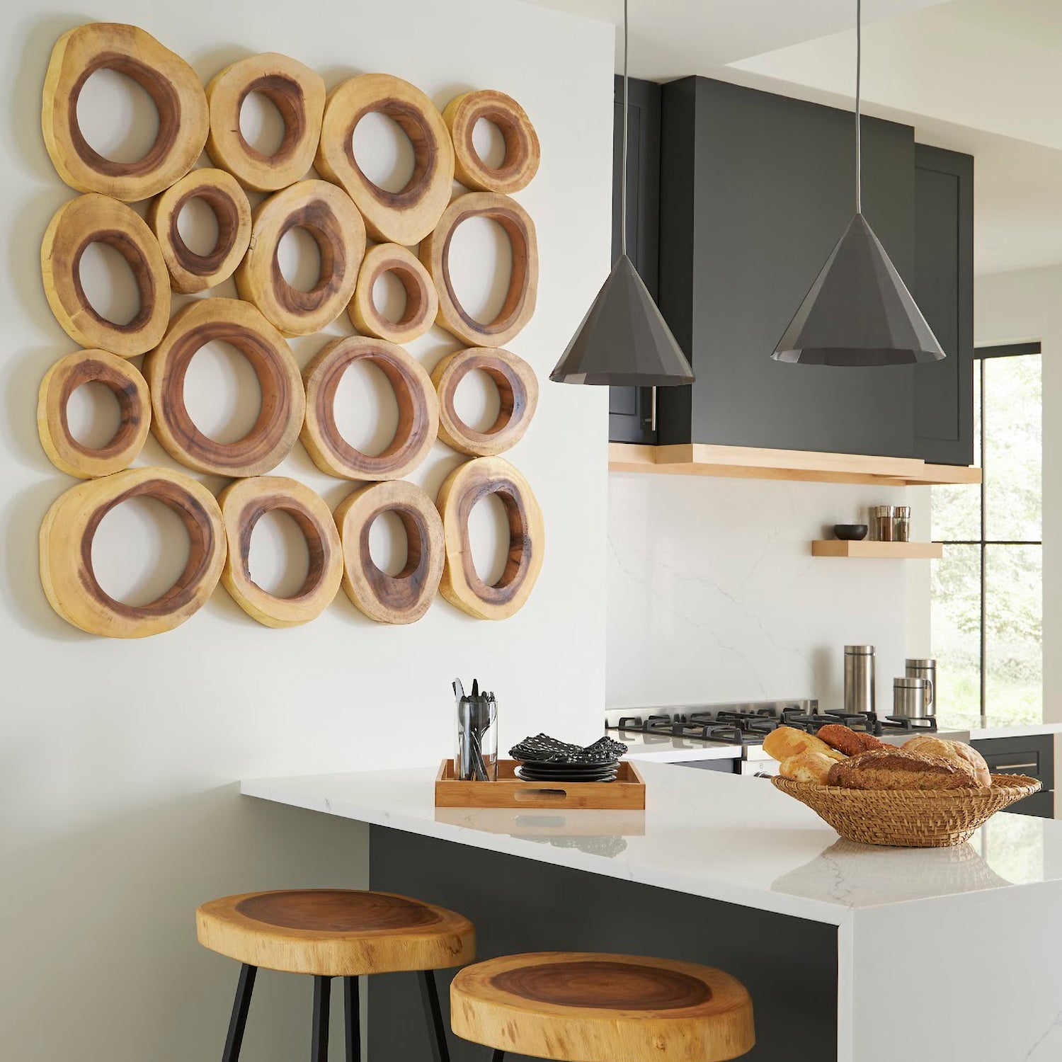 Phillips Collection Chuleta Rings Square Wall Art