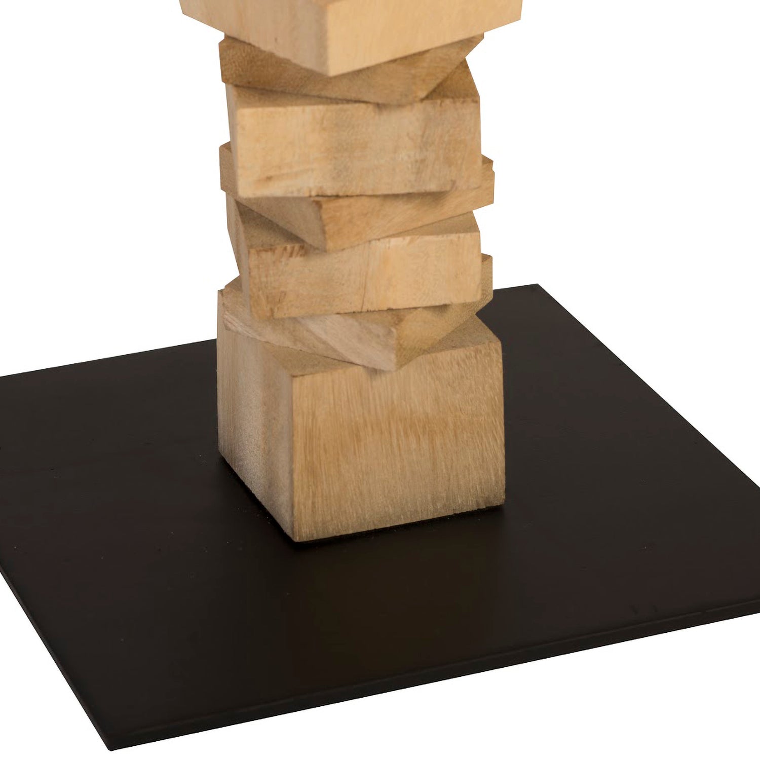 Phillips Collection Stacked Wood Floor Sculptures Set of 3