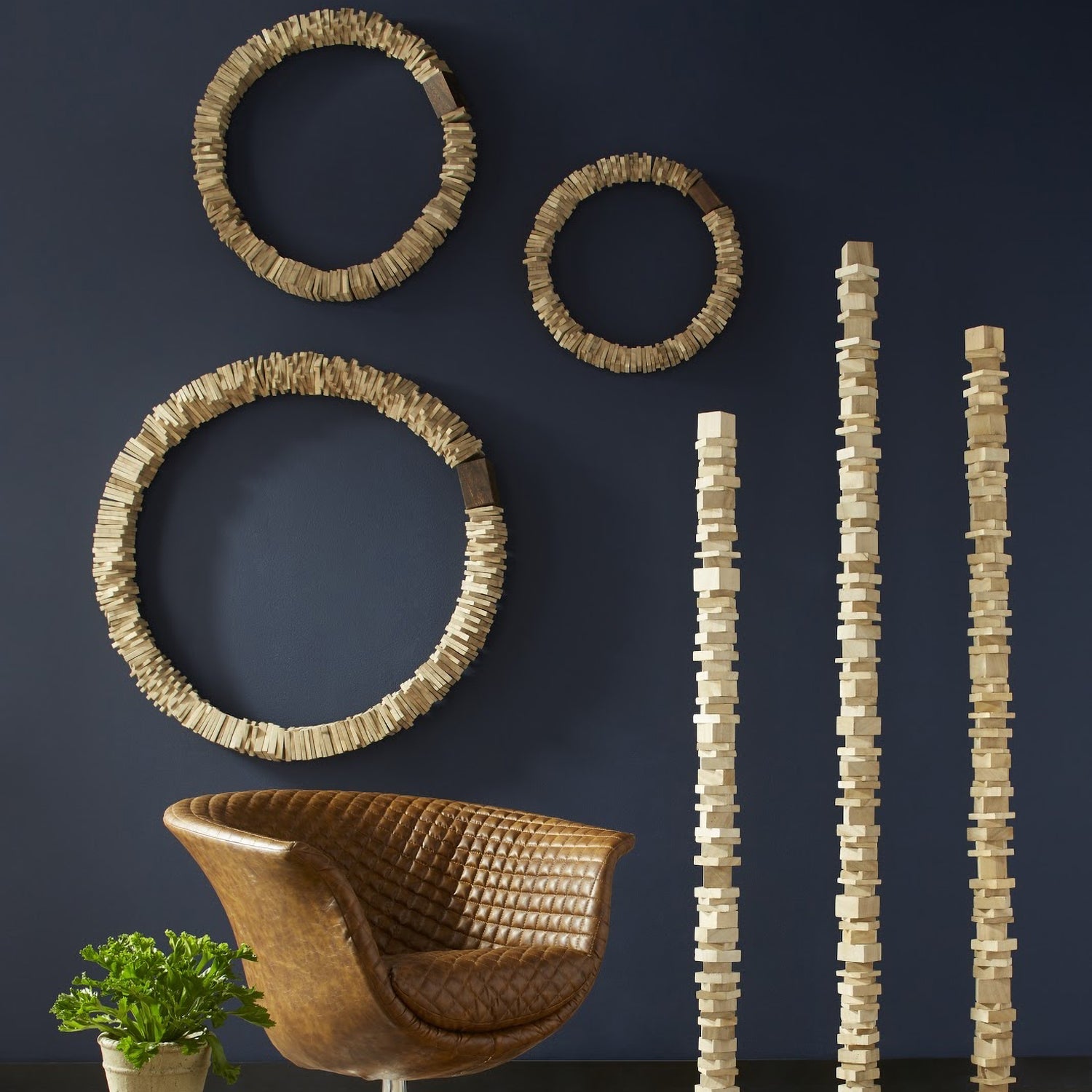 Phillips Collection Stacked Wall Ring