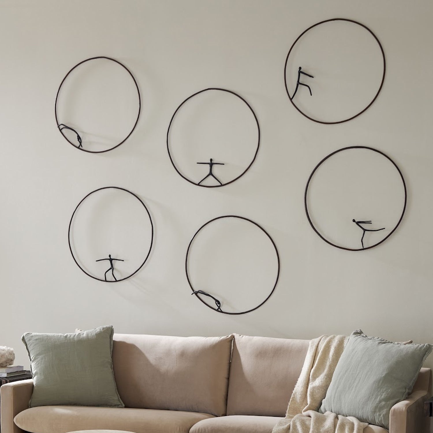 Phillips Collection Olympic Figure in Iron Ring