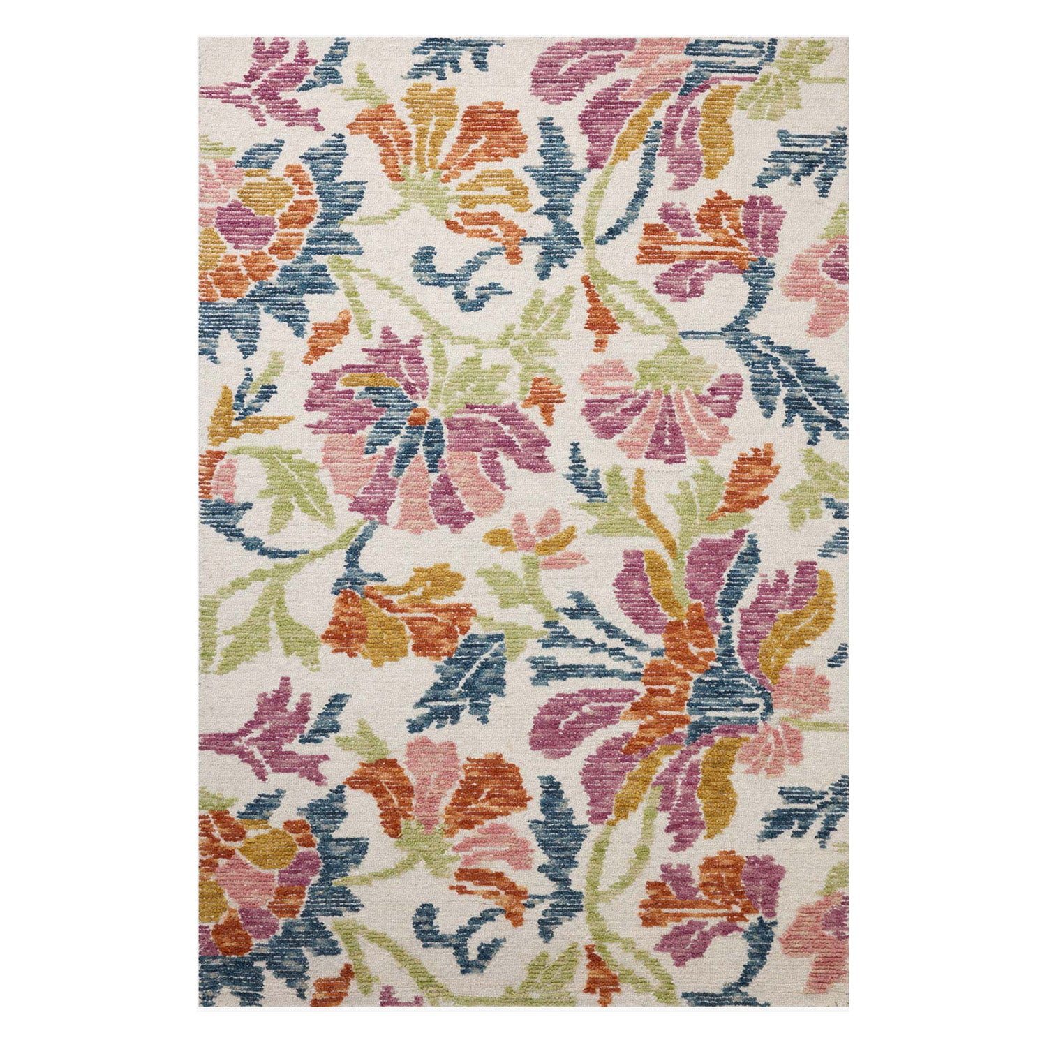 Loloi Tilly Ivory/Multi Hand Tufted Rug