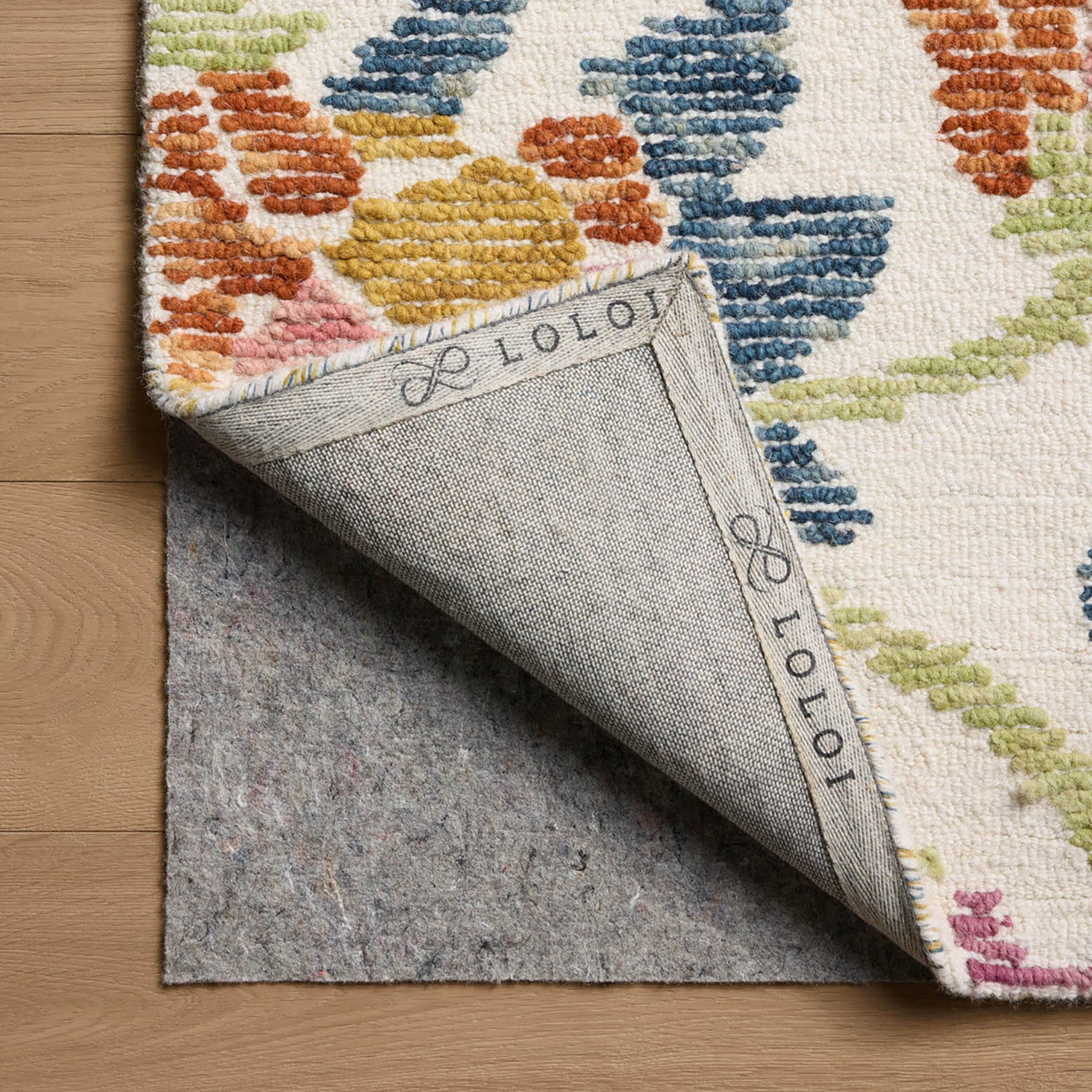 Loloi Tilly Ivory/Multi Hand Tufted Rug