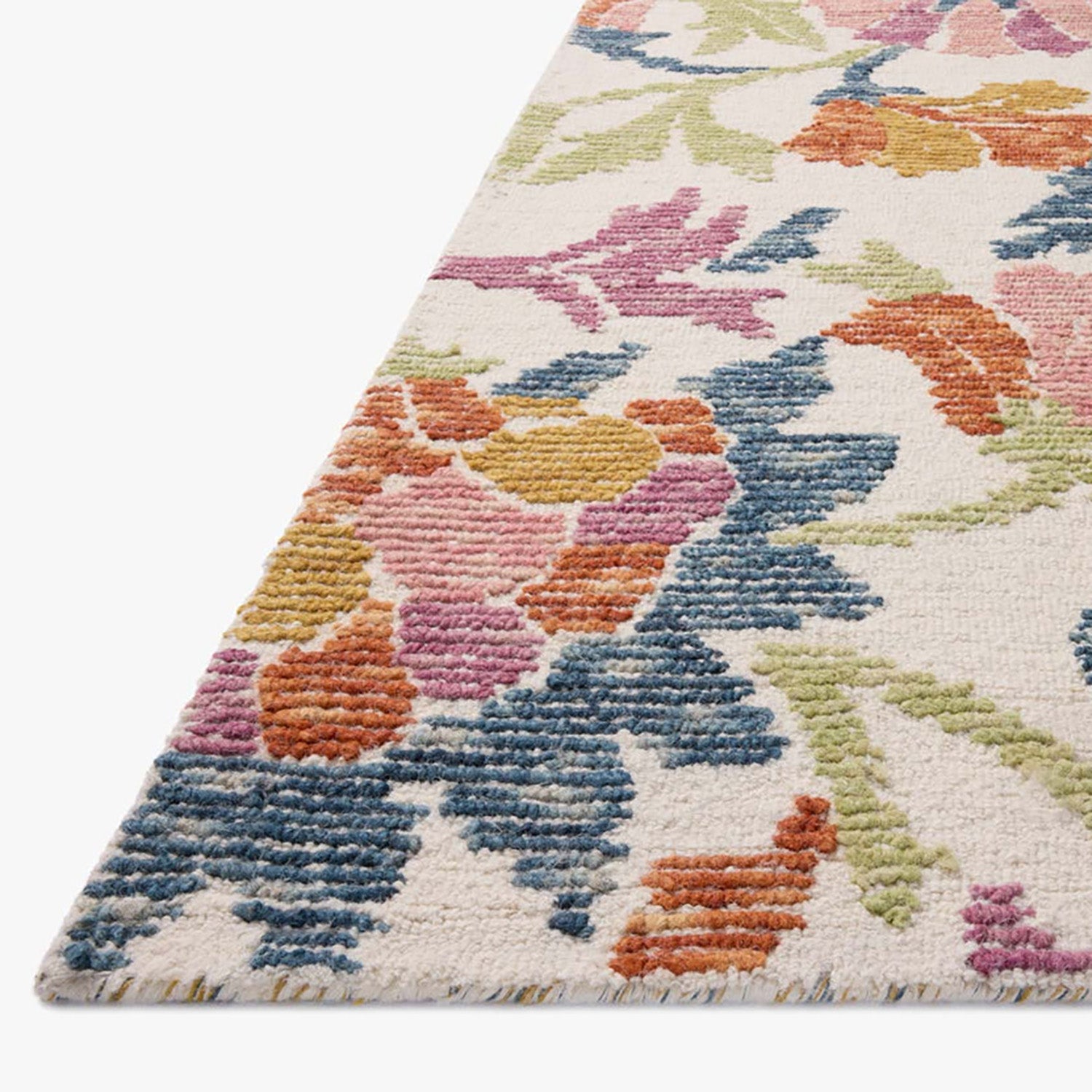 Loloi Tilly Ivory/Multi Hand Tufted Rug