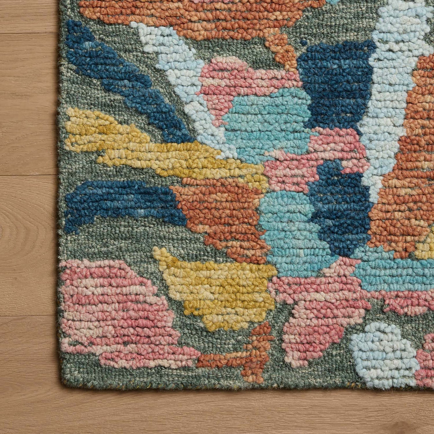 Loloi Tilly Green/Multi Hand Tufted Rug