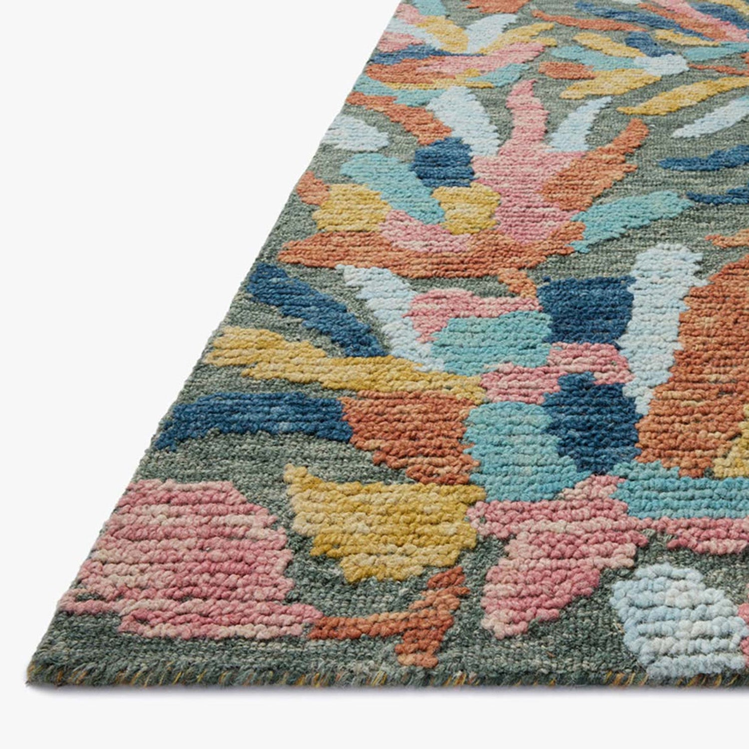 Loloi Tilly Green/Multi Hand Tufted Rug