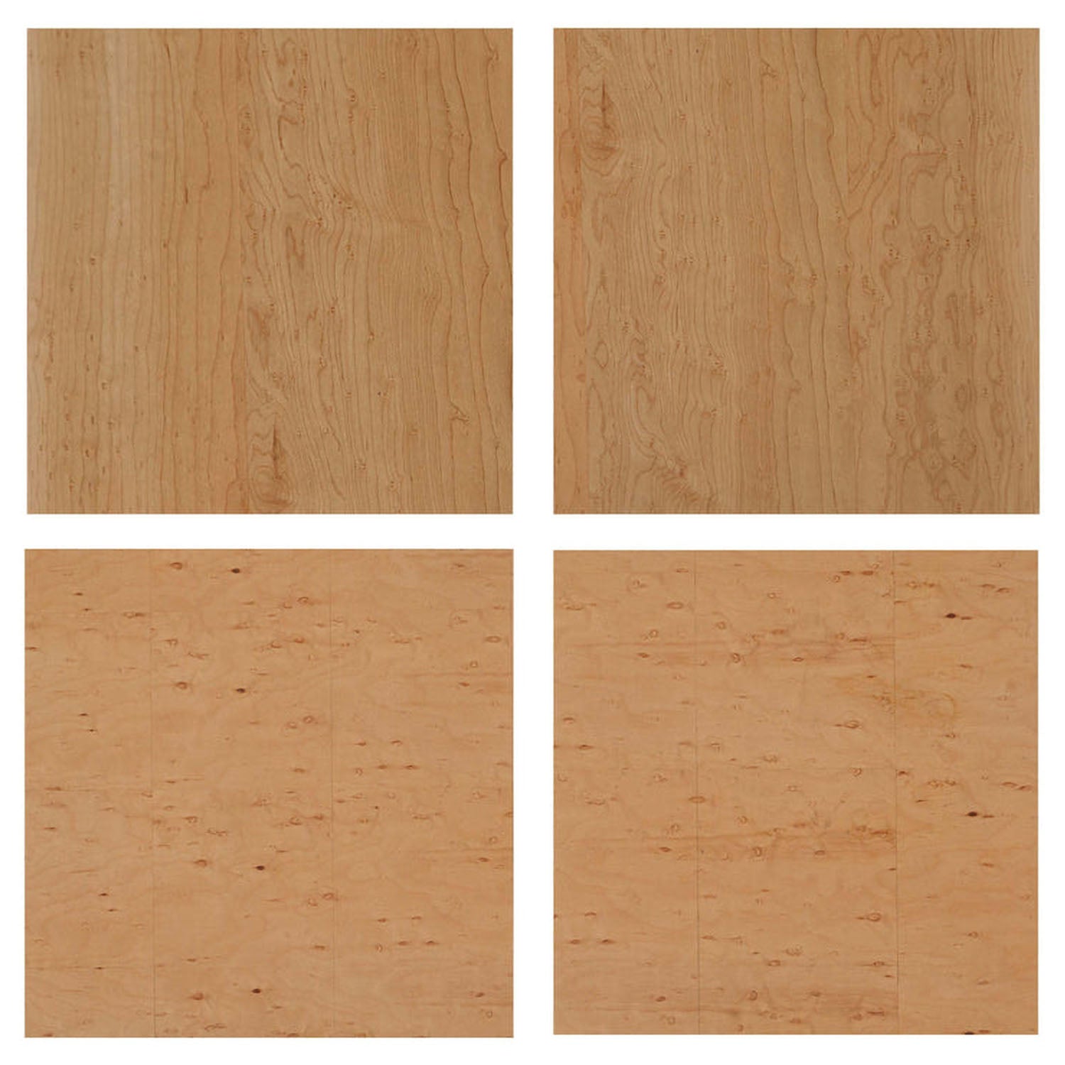 TOV Furniture Brandyss Birdseye Maple 2-Drawer Nightstand