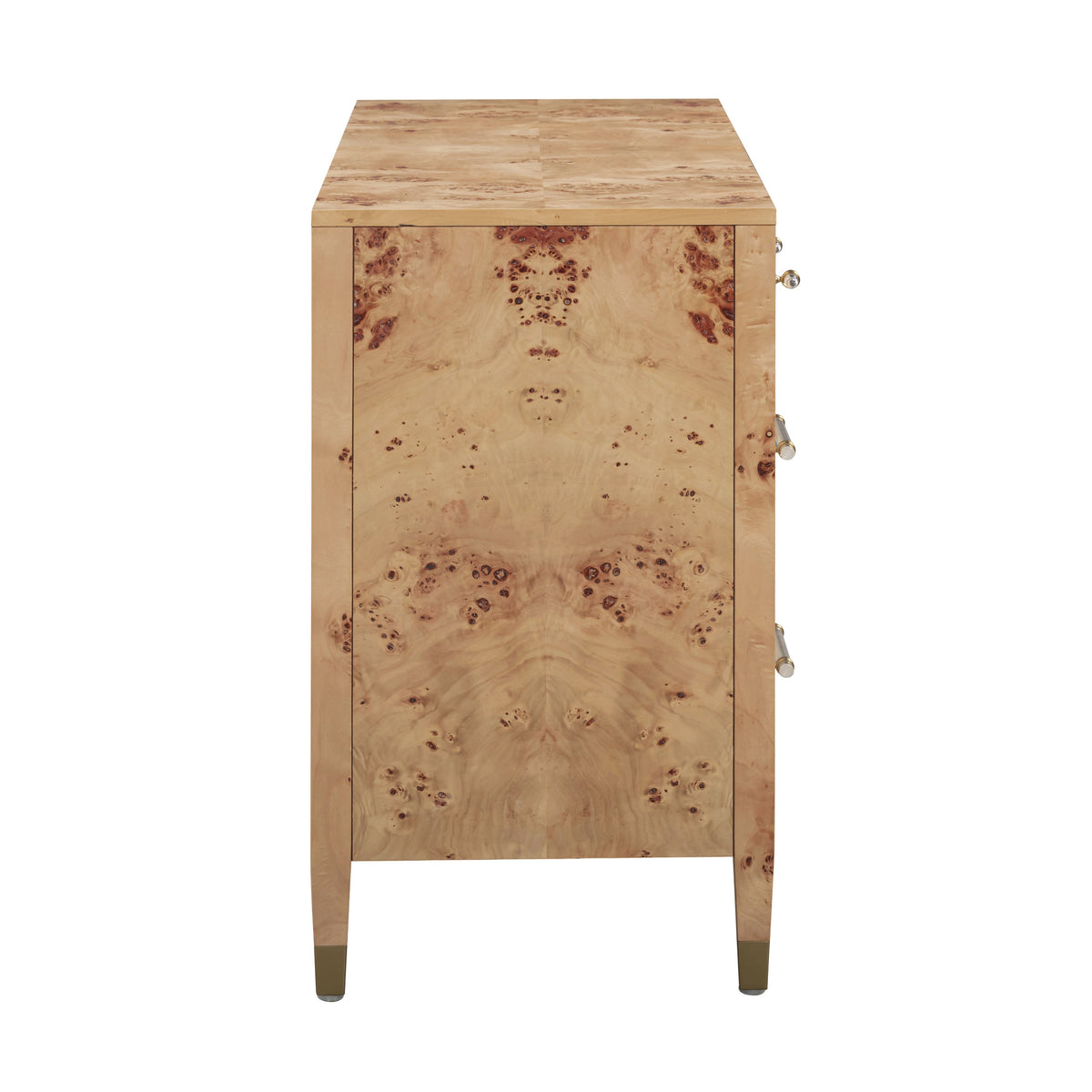 TOV Furniture Brandyss Honey Burl 7-Drawer Dresser