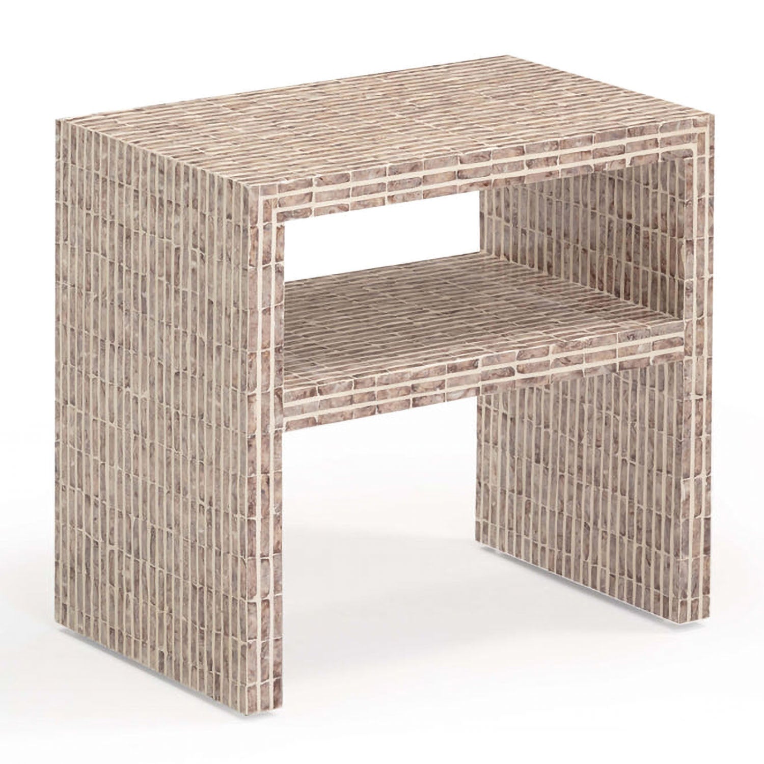 TOV Furniture Derry Capiz Shell Nightstand