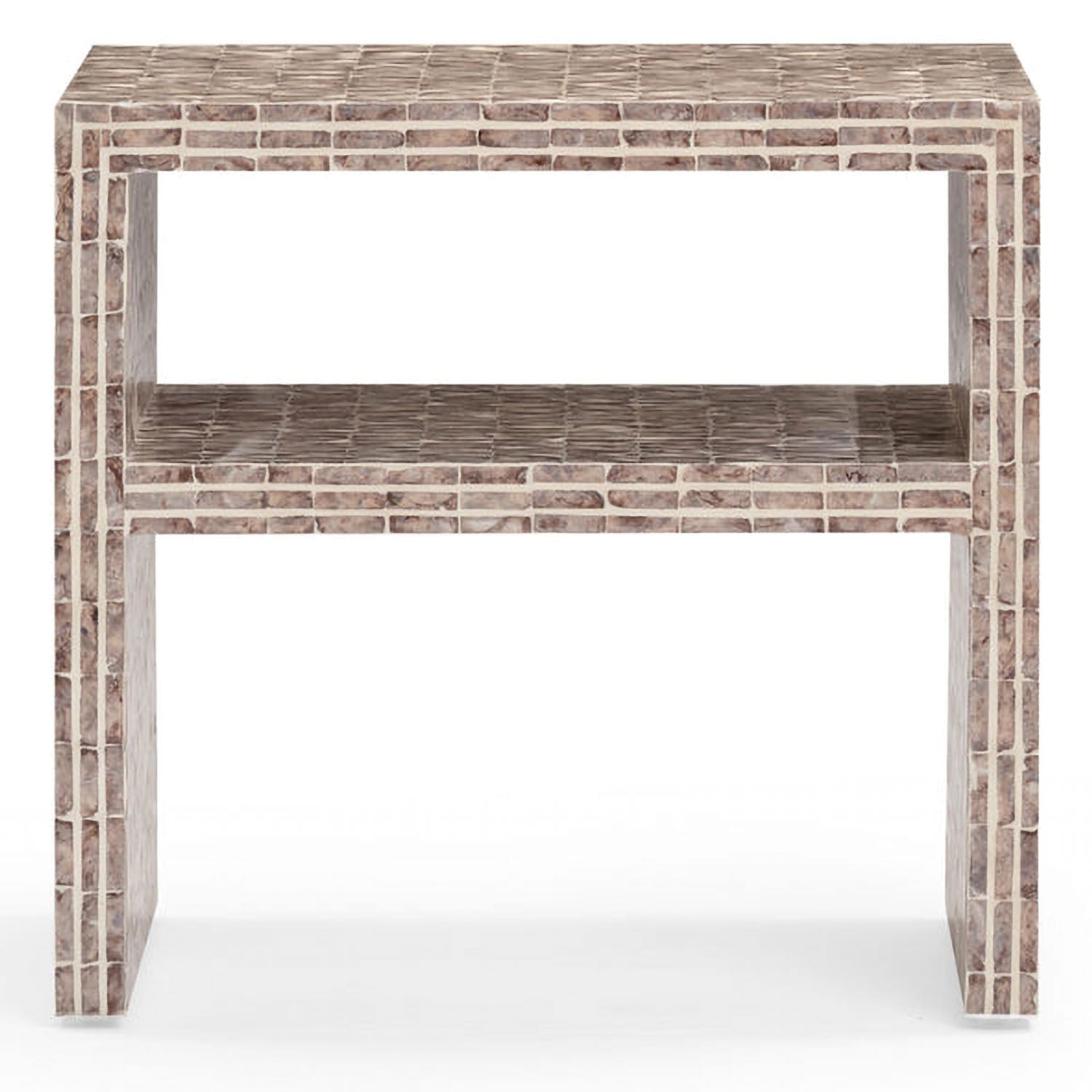 TOV Furniture Derry Capiz Shell Nightstand