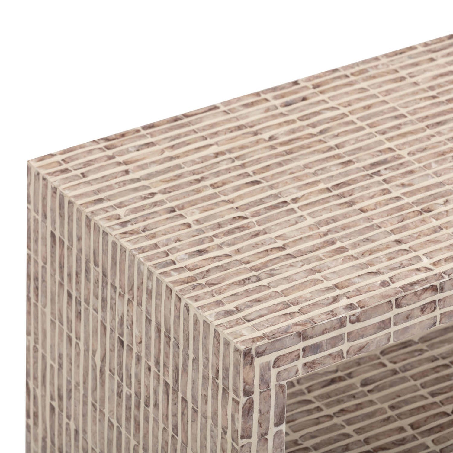 TOV Furniture Derry Capiz Shell Nightstand