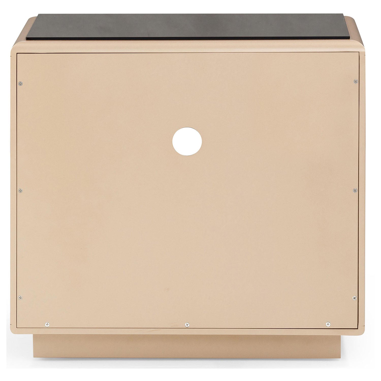 TOV Furniture Martha Taupe Mirrored Nightstand