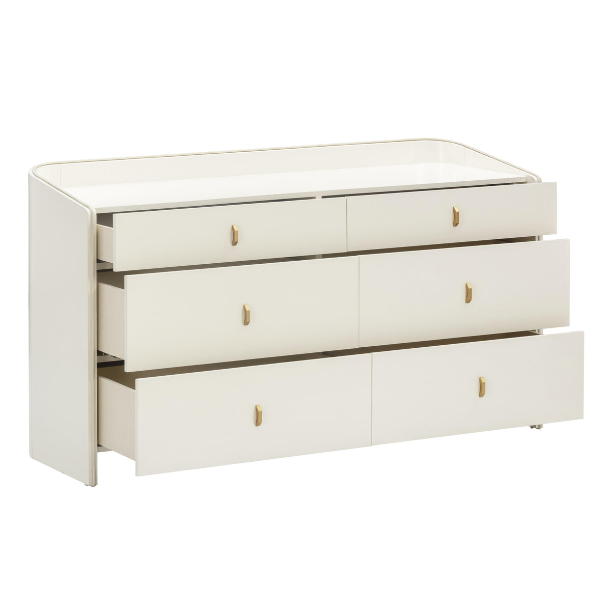TOV Furniture Collins Cream 6-Drawer Dresser