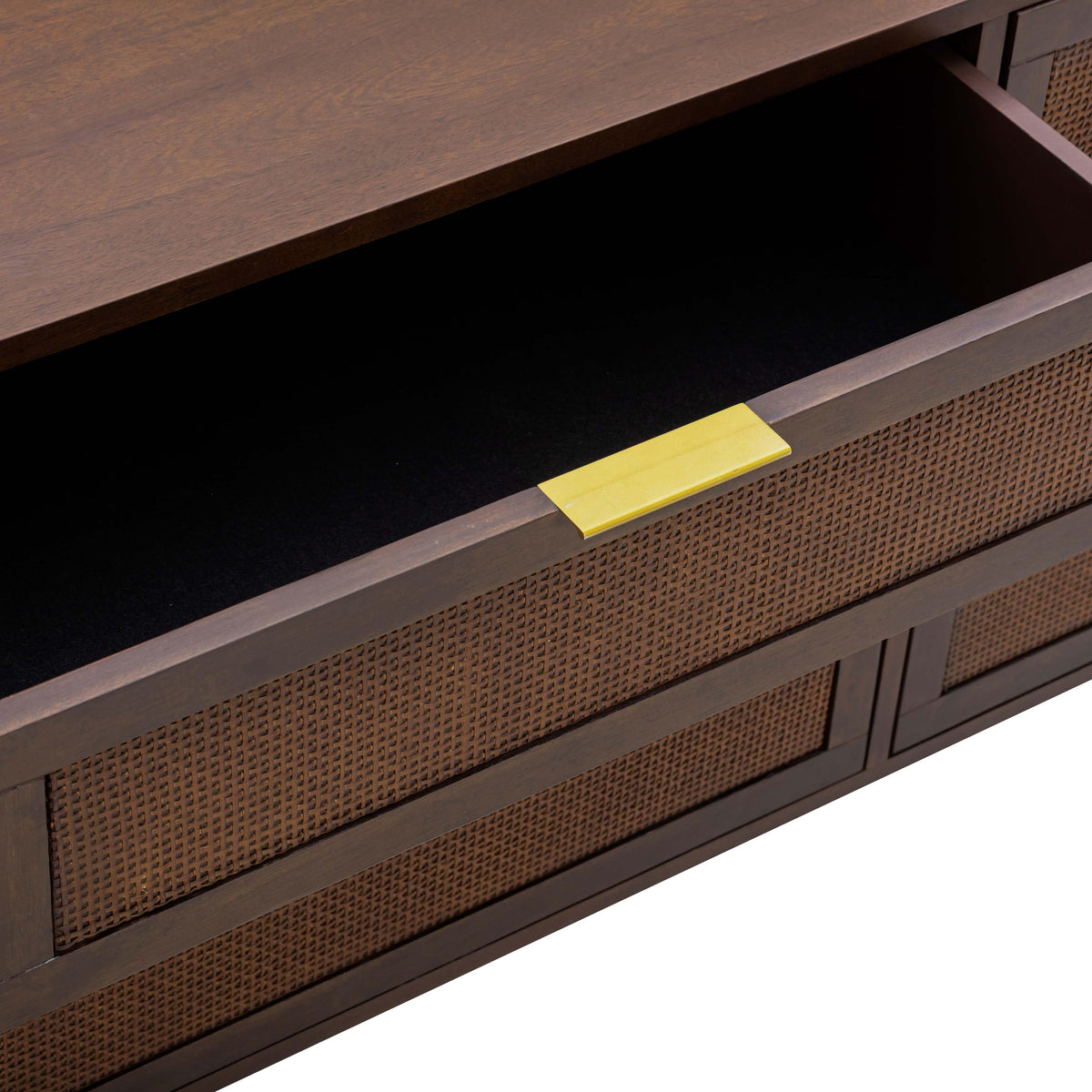 TOV Furniture Sierra 60in Cane 6-Drawer Dresser