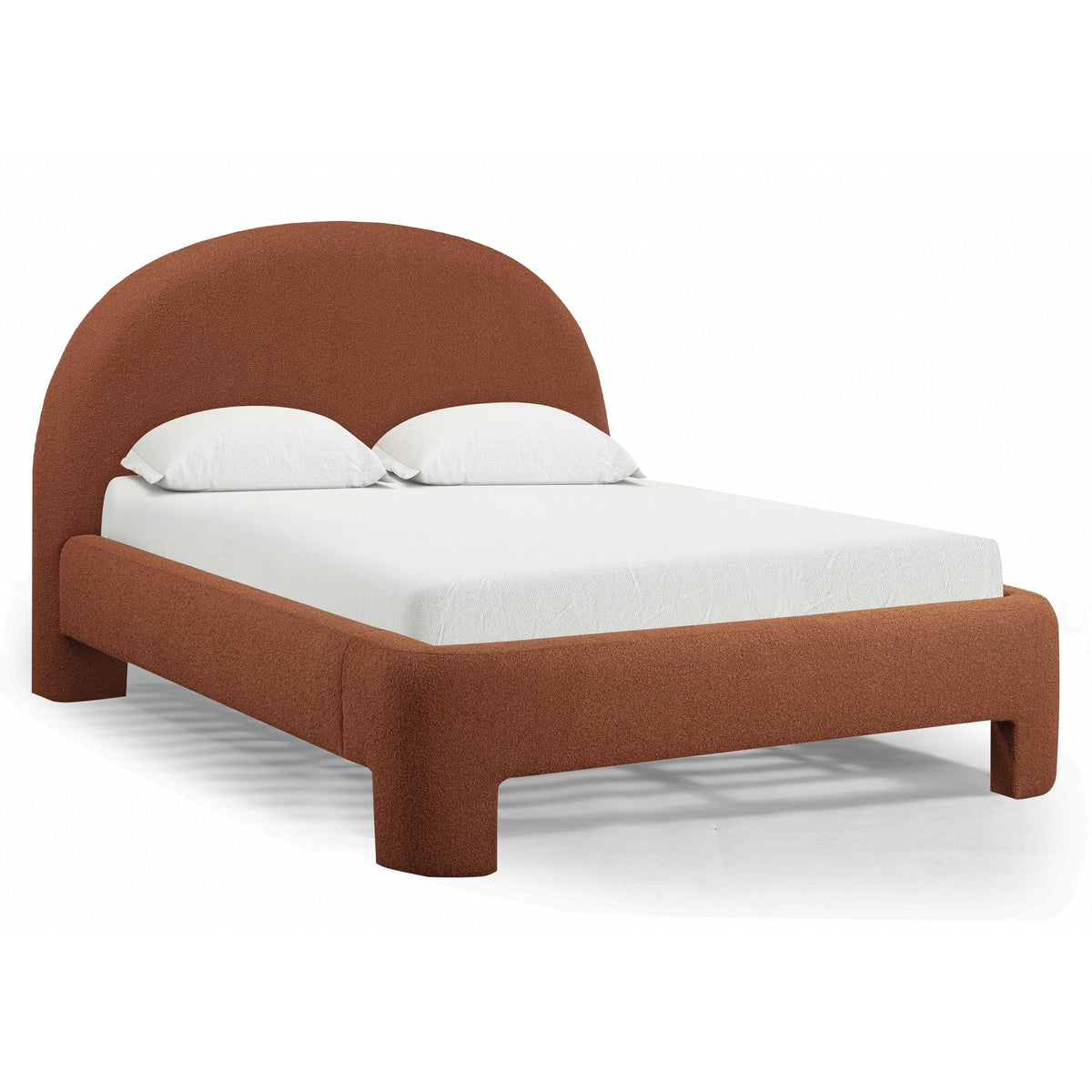 TOV Furniture Orphea Autumn Red Performance Boucle Bed
