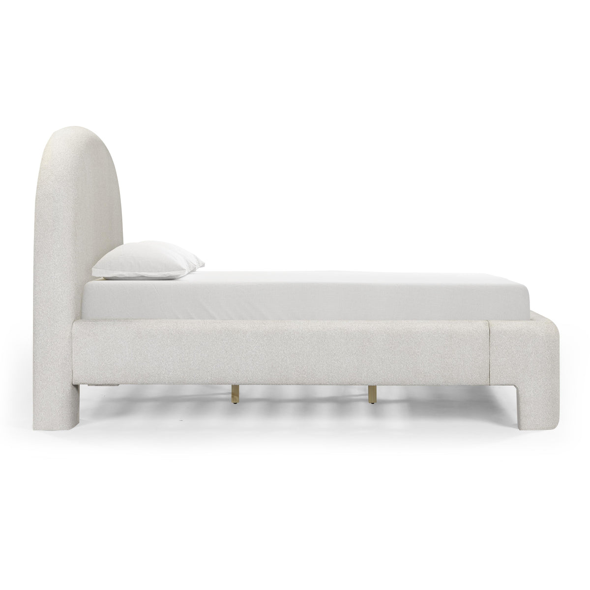 TOV Furniture Orphea Off White Performance Boucle Bed