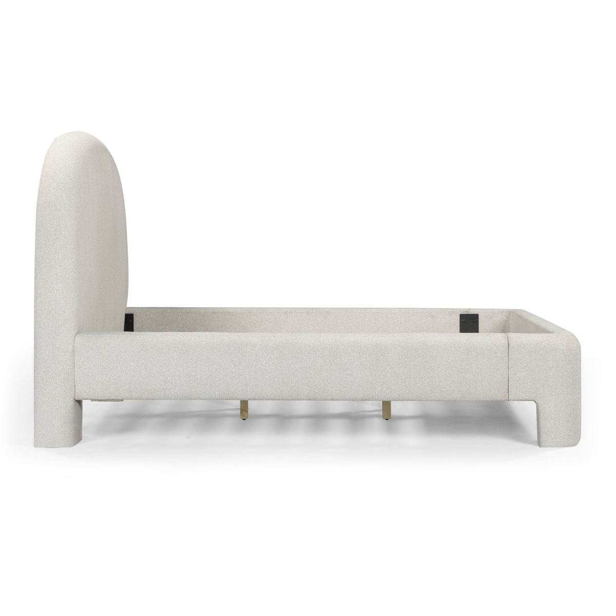 TOV Furniture Orphea Off White Performance Boucle Bed
