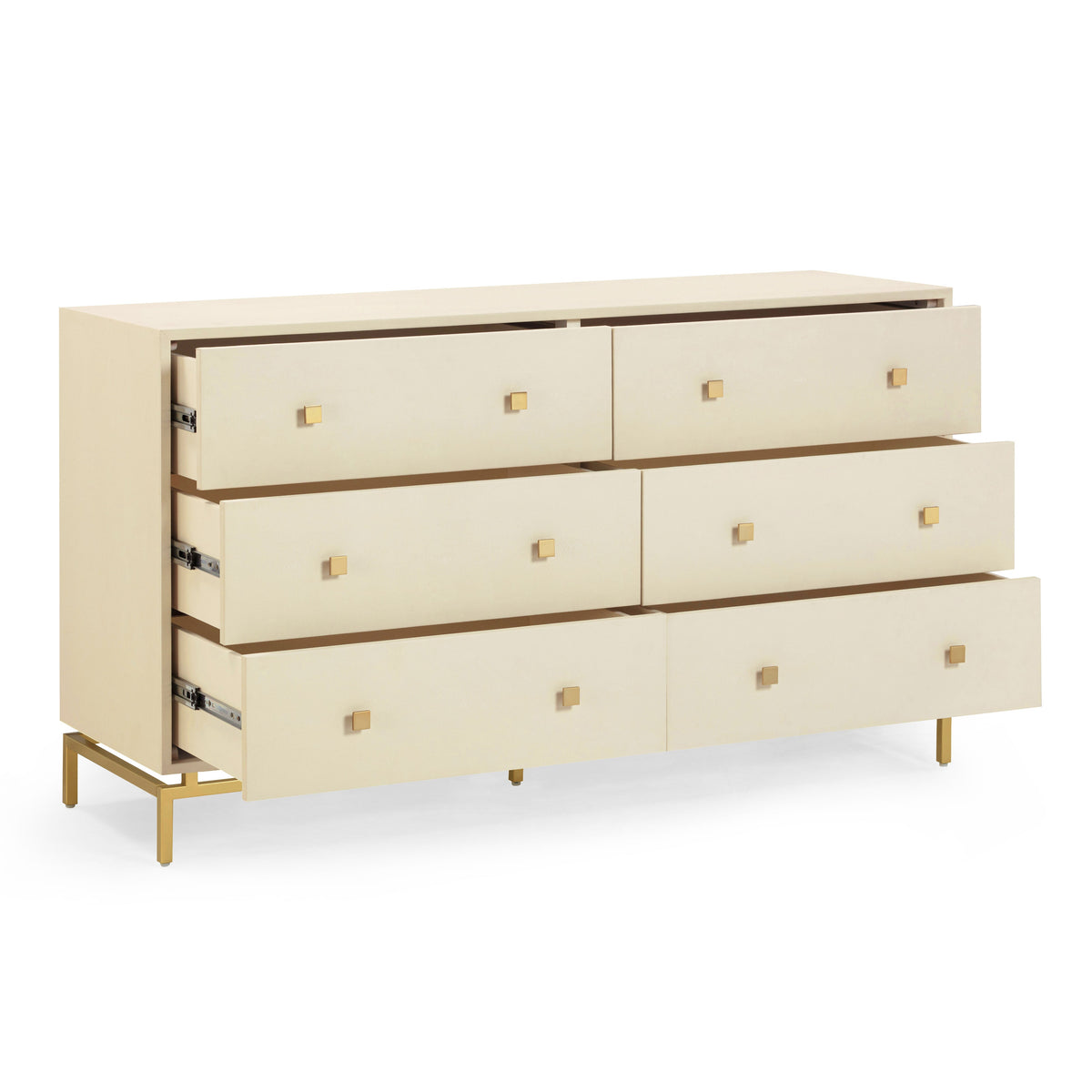 TOV Furniture Pesce Faux Shagreen 6-Drawer Dresser