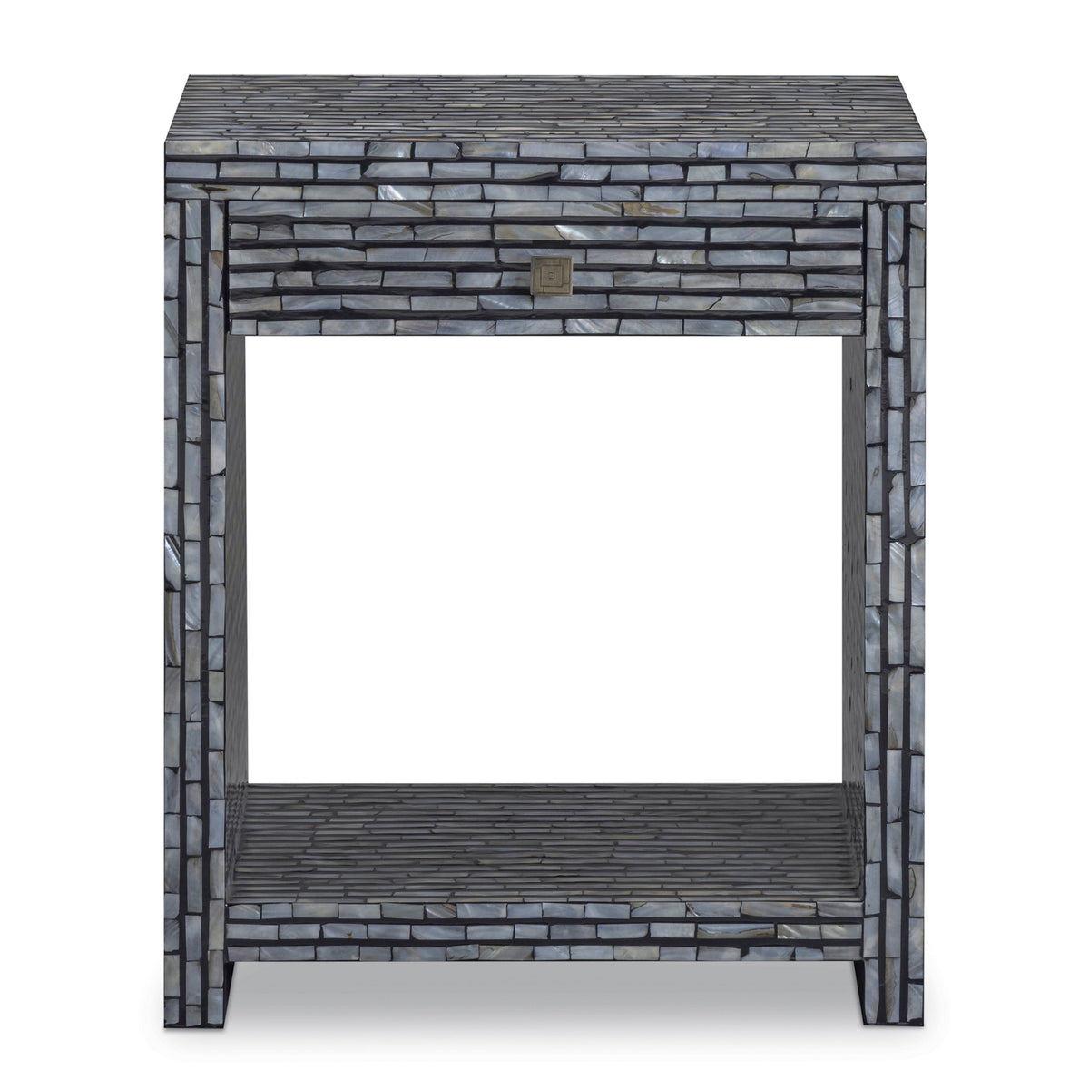 TOV Furniture Cassis 20in Mother of Pearl 1-Drawer Nightstand