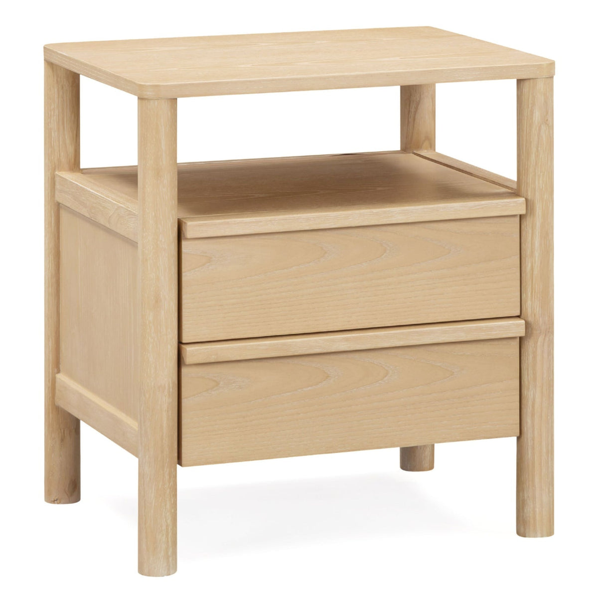 TOV Furniture Tyra Natural Ash 2-Drawer Nightstand
