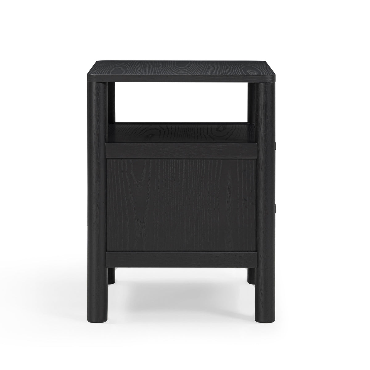 TOV Furniture Tyra Black Ash 2-Drawer Nightstand