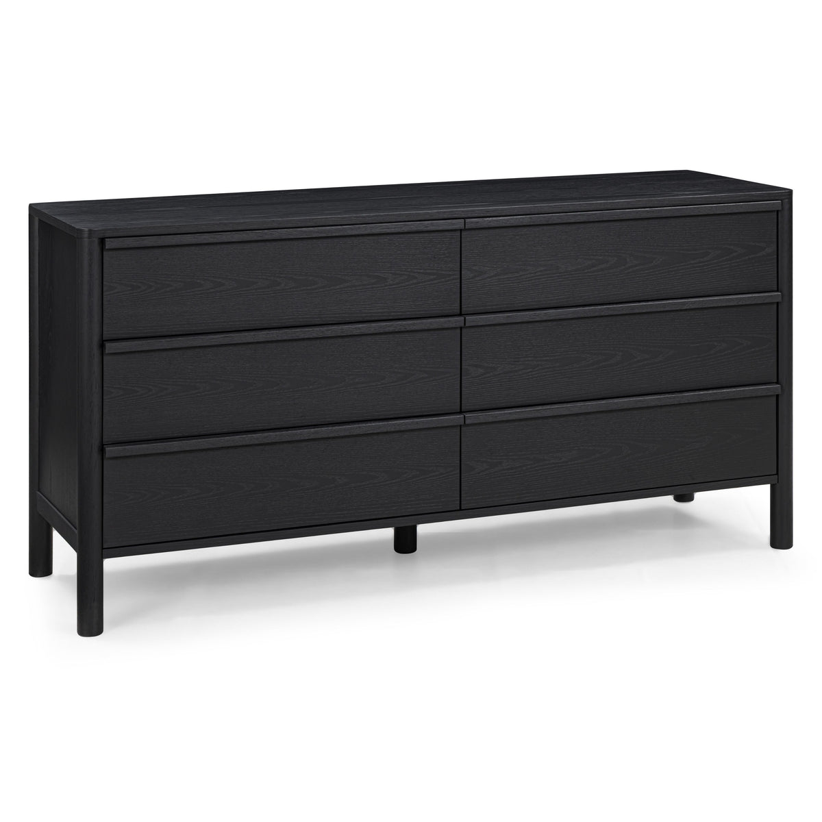 TOV Furniture Tyra Black Ash 6-Drawer Dresser