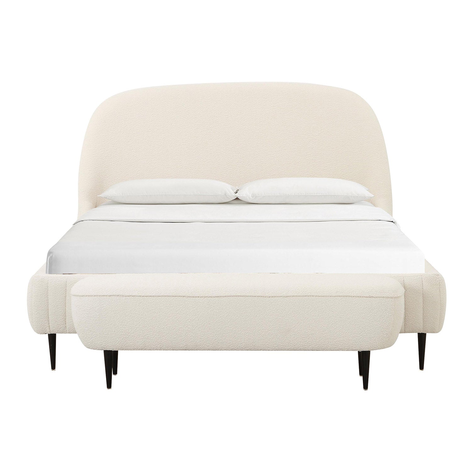 TOV Furniture Denise Boucle Bed