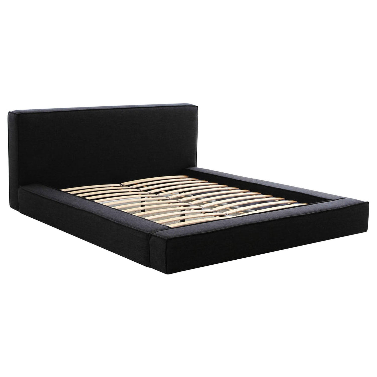 TOV Furniture Olafur Black Linen Bed